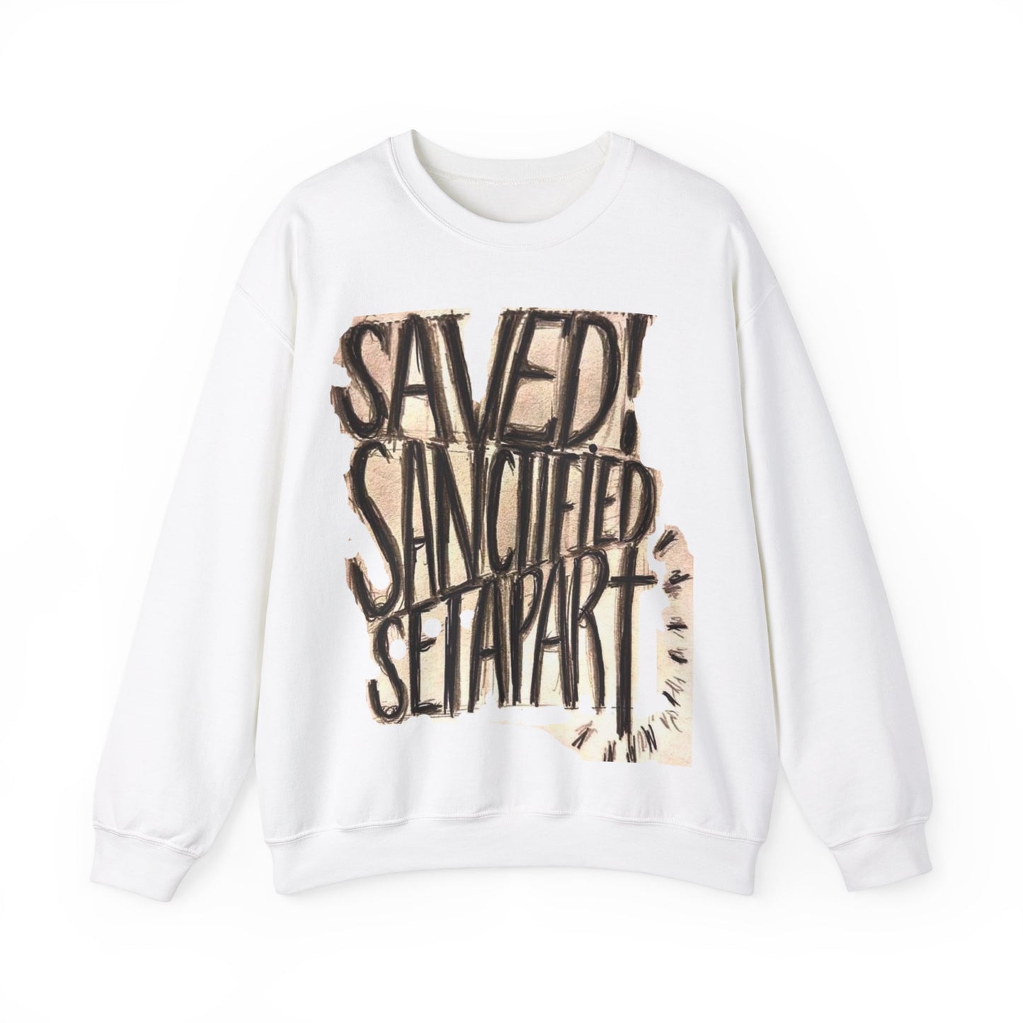 SAVED SANCTIFIED SET APART Crewneck Jumper